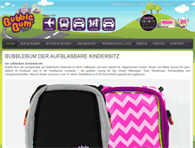 Tablet Screenshot of bubblebum.ch